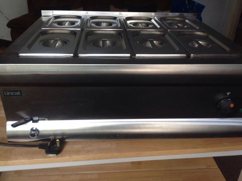 8 pot stainless steel wet Bain Marie