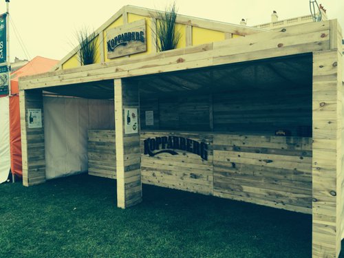 Koparberg bar marquee frontage Koparberg bar marquee frontage