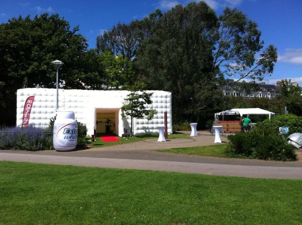 14m x 7m x 5m(H) inflatable marquee for hire 14m x 7m x 5m(H) inflatable marquee for hire