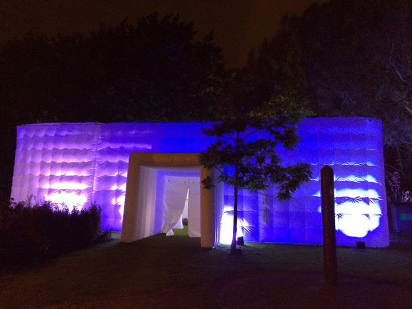 lit up 14m x 7m x 5m(H) inflatable marquee for hire lit up 14m x 7m x 5m(H) inflatable marquee for hire
