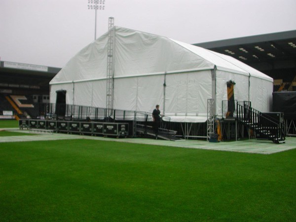 Portable stage canopy