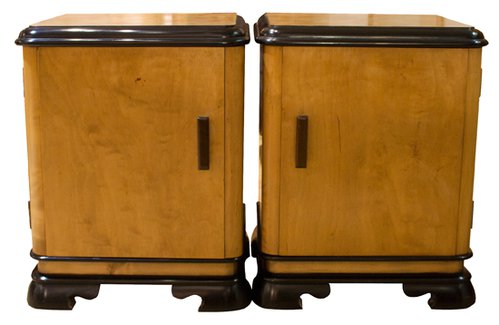 Pair of Art Deco Bedsides Pair of Art Deco Bedsides