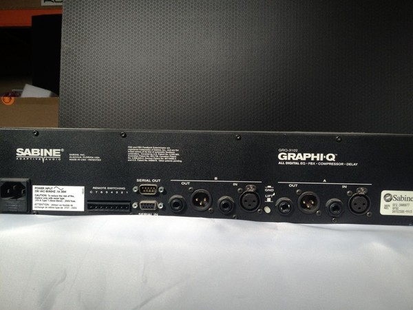 Used Sabine Graphi-Q for sale