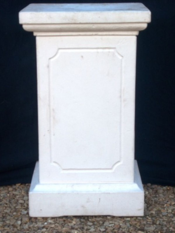 Greek style square pedestals