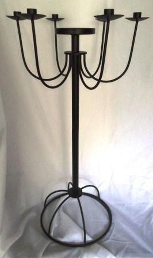 Black candelabra Black candelabra