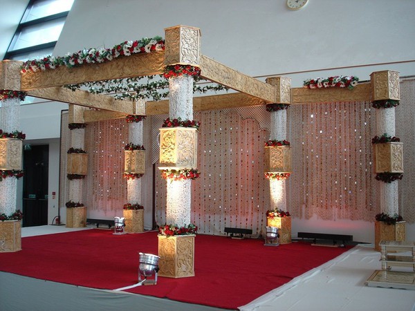 Buy Indian Pillars, Wedding Canopys or Mandaps