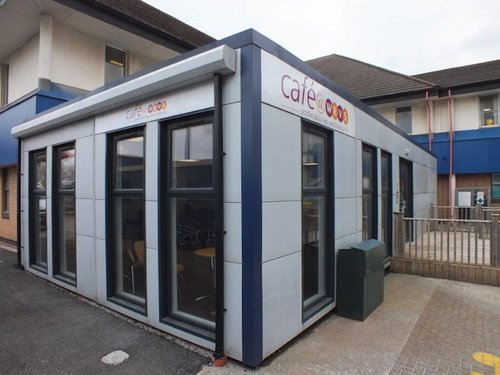 2 Bay single storey sectional modular building for sale