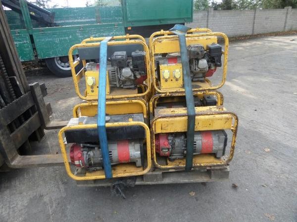 Small Honda Petrol Generators secondhand