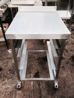 600mm x 800mm Stainless Steel Table