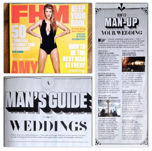 FHM feature - How to man up your wedding