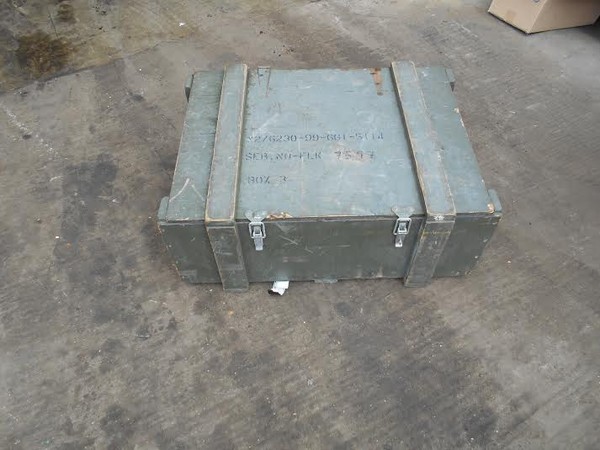 Ex Army wooden boxes