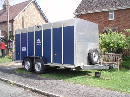 Rare Twin Axle Ifor Williams Box Livestock Trailer TA510G Rare Twin Axle Ifor Williams Box Livestock Trailer TA510G