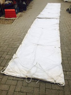 Acoustic Marquee Barrier / lining