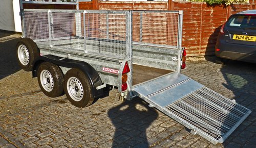 Wessex Trailers WG84T twin axle 8' x 4' trailer Wessex Trailers WG84T twin axle 8' x 4' trailer