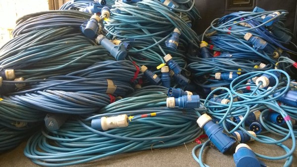 Power Cables 16a Job Lot  for sale