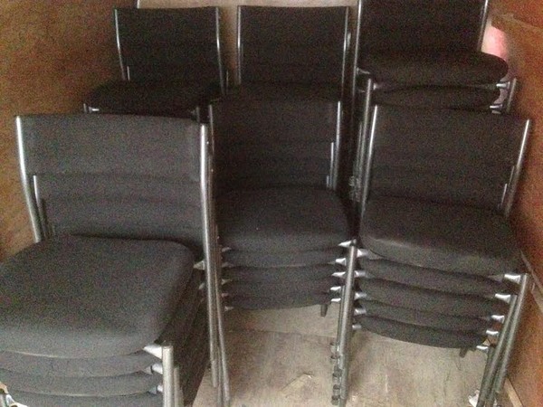 Stacking Padded Conference Chairs