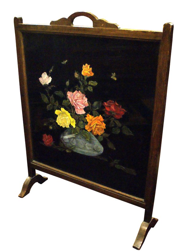 Painted Fire Screen 