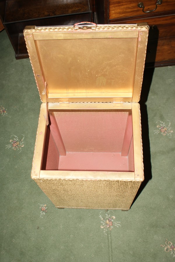 Lloyd Loom Style Linen Box