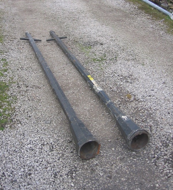 reclaimed cast iron lamp posts for sale