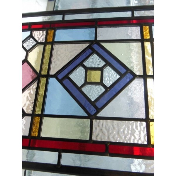 vertical tulip stained glass