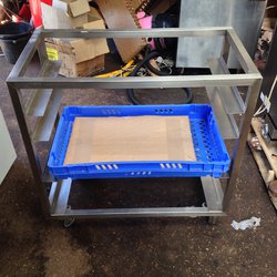 Stainless Steel Storage Rack with runners