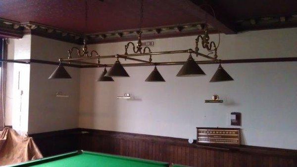 Vintage snooker 6 x light canopy