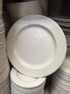 New Eclipse dudson seconds crockery with slight embossed edge
