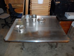 Very deep prep table