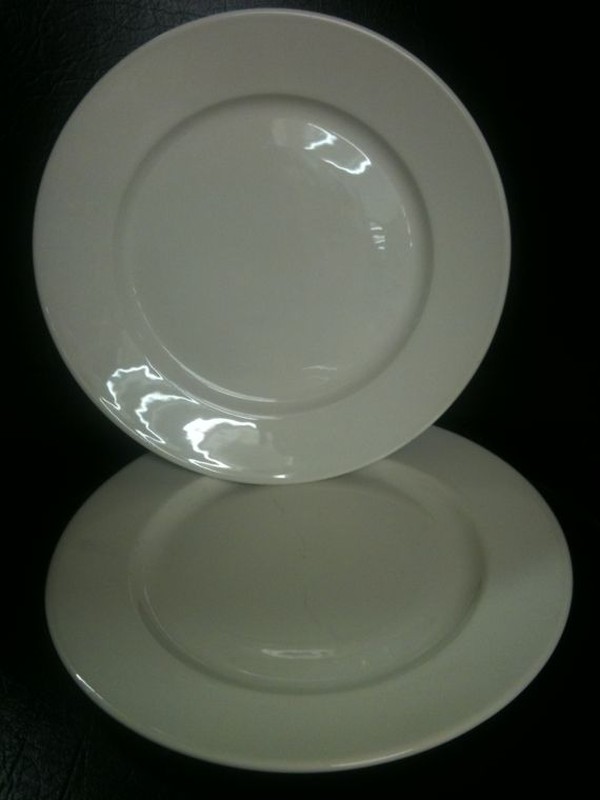 Dudson Classic Plain White Plates Slight Seconds