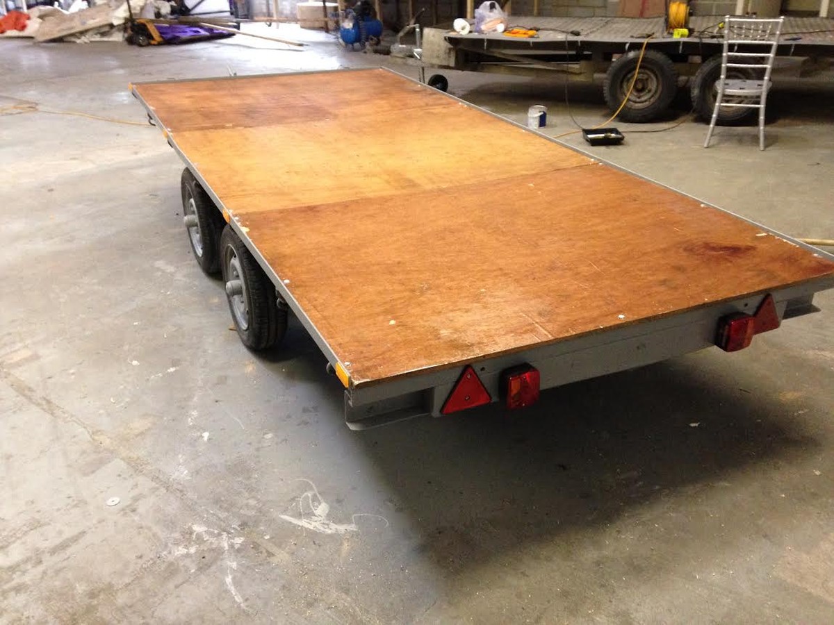 Secondhand Trailers Flat Bed Trailers Twin Axle Flatbed Trailer Leeds
