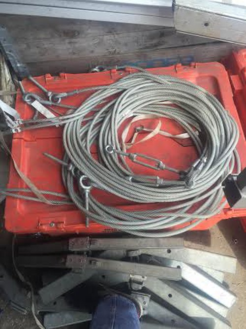 15m Framed marquee roof wires 15m Framed marquee roof wires