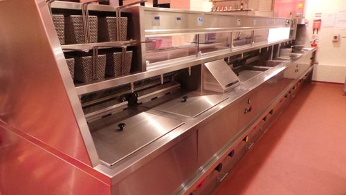 Kiremko 6-Pan Electric Jubilee Island Frying Range Kiremko 6-Pan Electric Jubilee Island Frying Range