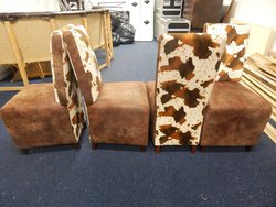 Bespoke Cowhide dining chairs