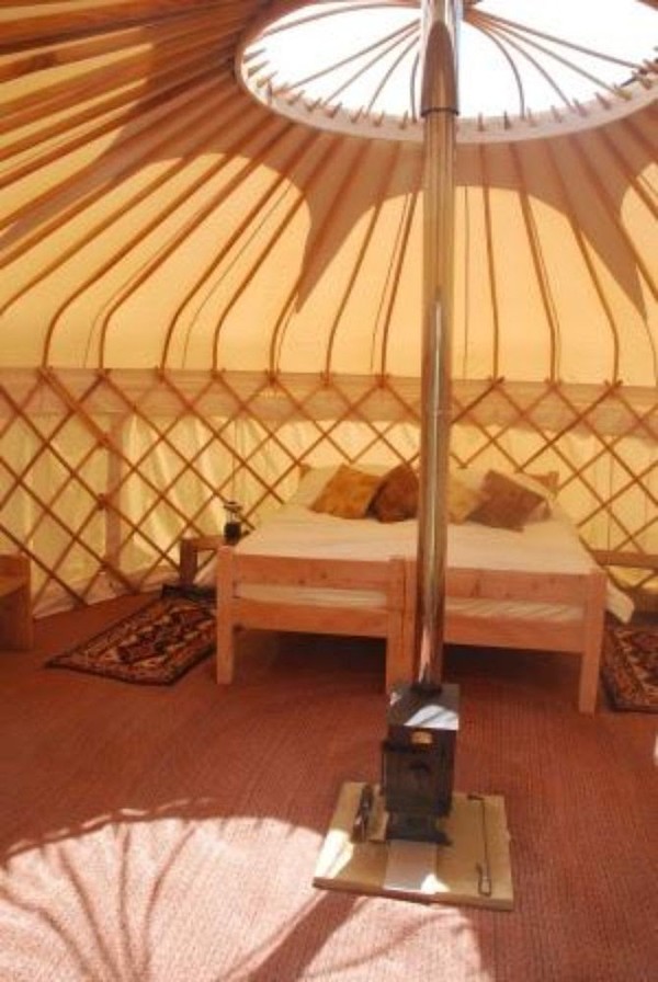 Khyrgiz yurts with furnishings