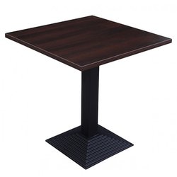 Step Square Cast Iron Complete Table