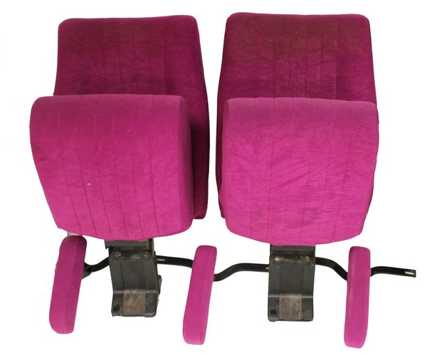 Purple Cinema Seating with Arm-Rest