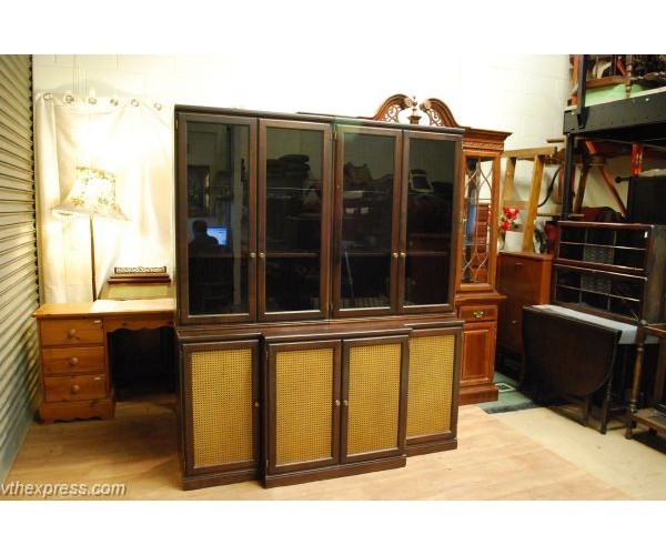 Lovely Vintage Mahogany and Glass Cabinet