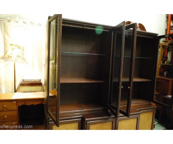 Vintage Mahogany and Glass bookcase