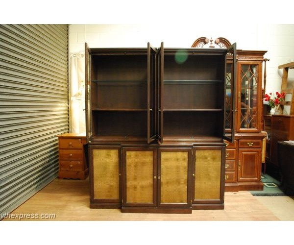 Vintage Mahogany and Glass Cabinet