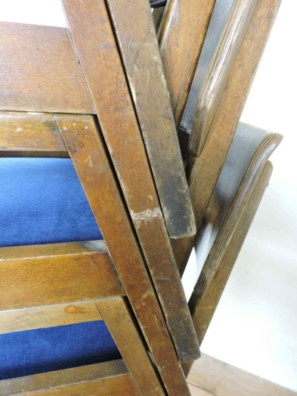 vintage worn Ben Chairs