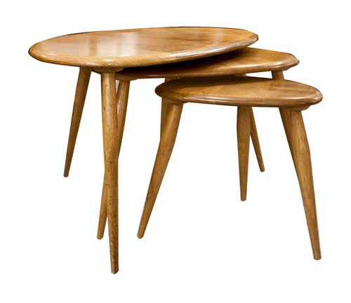 Ercol “Pebble” Nest of Tables c.1960 Ercol “Pebble” Nest of Tables c.1960