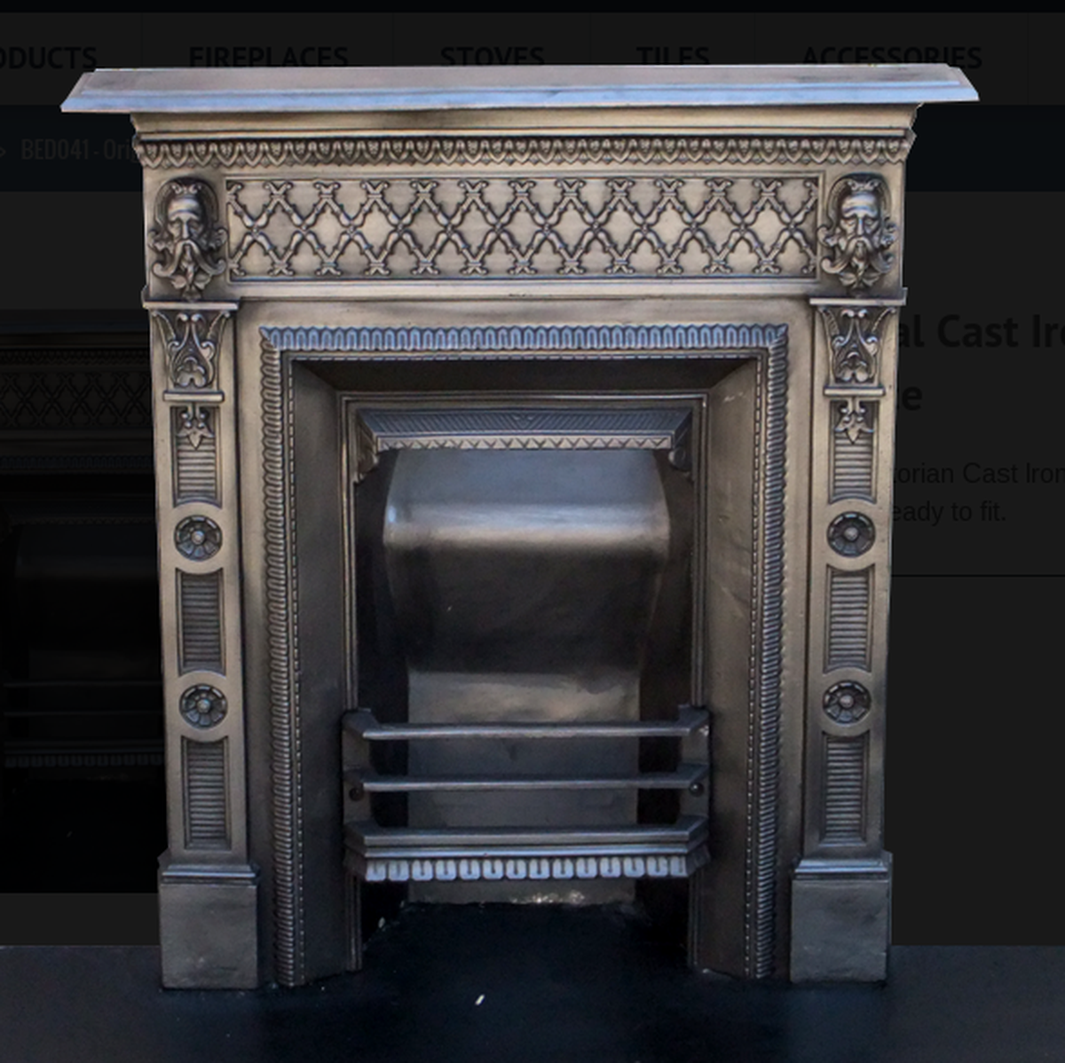 Secondhand Vintage And Reclaimed Fireplaces And Fire Surrounds Original Cast Iron Late Victorian Bedroom Fireplace Cheshire