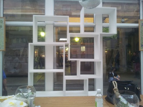 White Timber Retail Display Shelves White Timber Retail Display Shelves