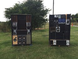 Giant Speaker Stack Boxes