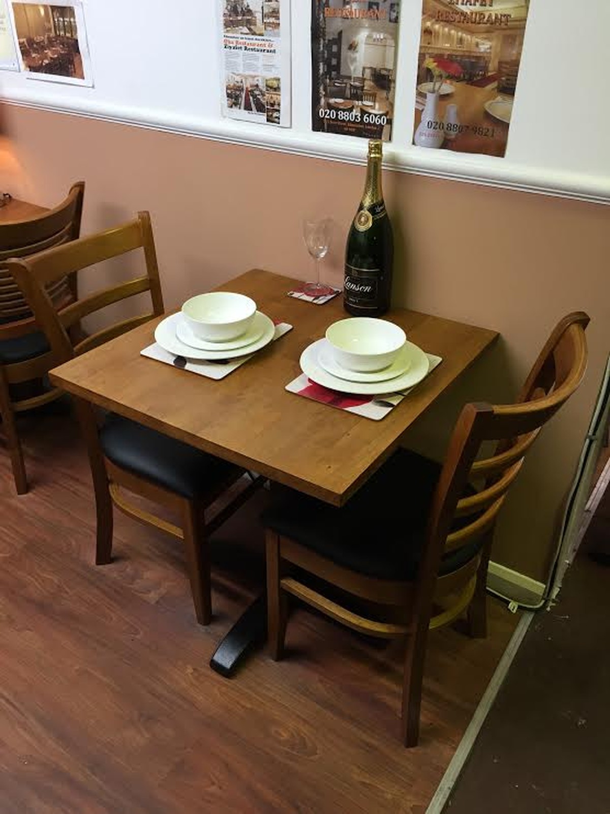 secondhand chairs and tables restaurant or cafe tables