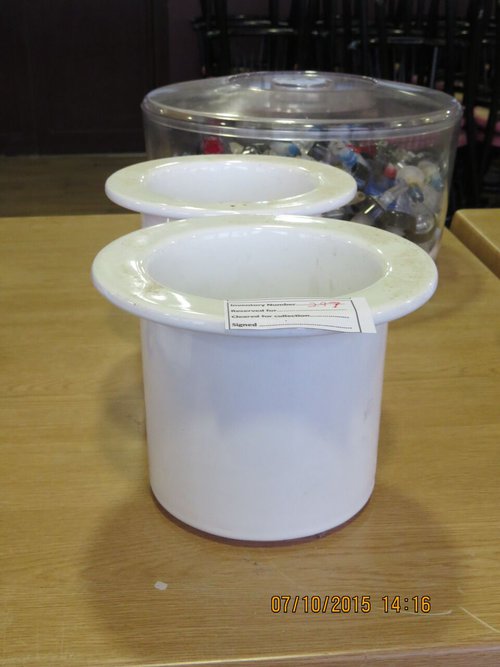 White Glazed Pottery Wine Bottle Coolers White Glazed Pottery Wine Bottle Coolers
