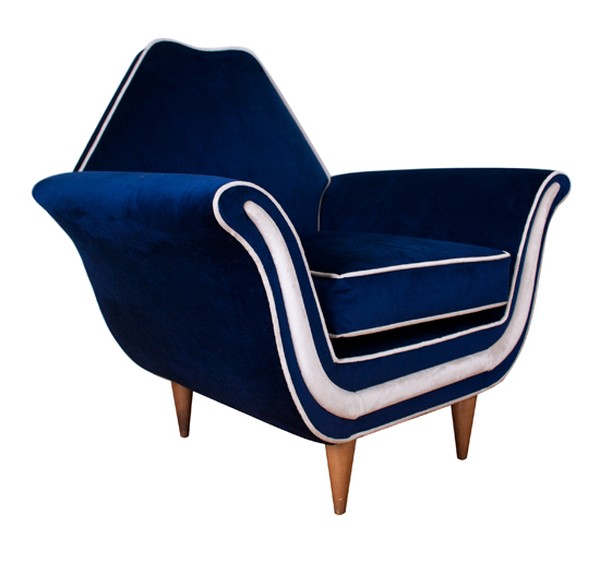 Italian 1950’s Reupholstered Armchair