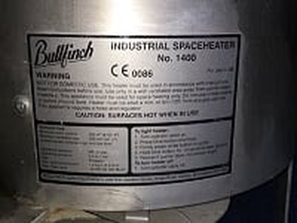 Bullfinch 1400 LPG box site heater