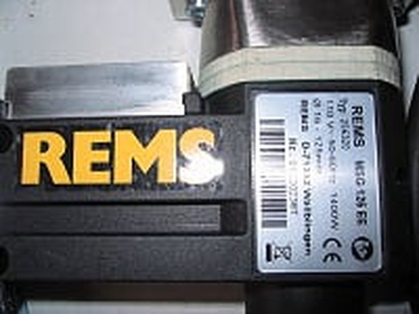 REMS MSG 125 EE Sleeve Welding Unit