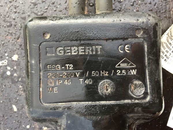 Geberit Fusion starter switch,